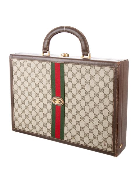 gucci briefcase lock|vintage gucci briefcase bag.